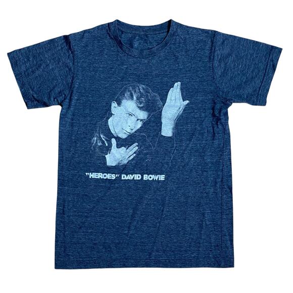 David Bowie Heroes Graphic Tee Shirt Small - Picture 1 of 2